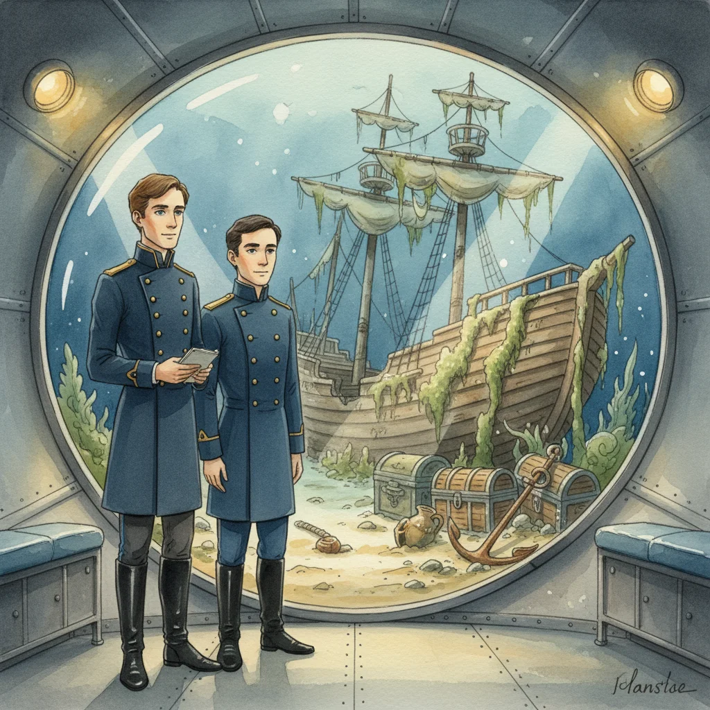 Illustration for: Exploring the Old Wreck