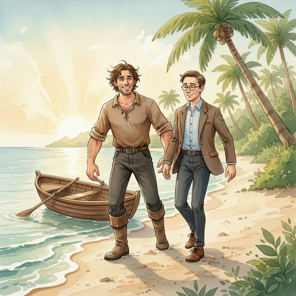 Illustration for: Back on Land