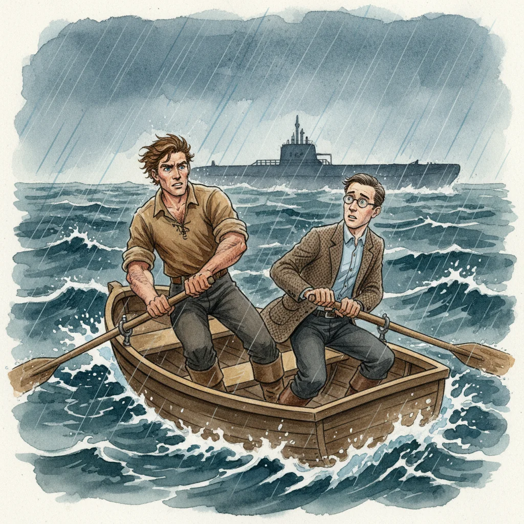 Illustration for: The Daring Escape