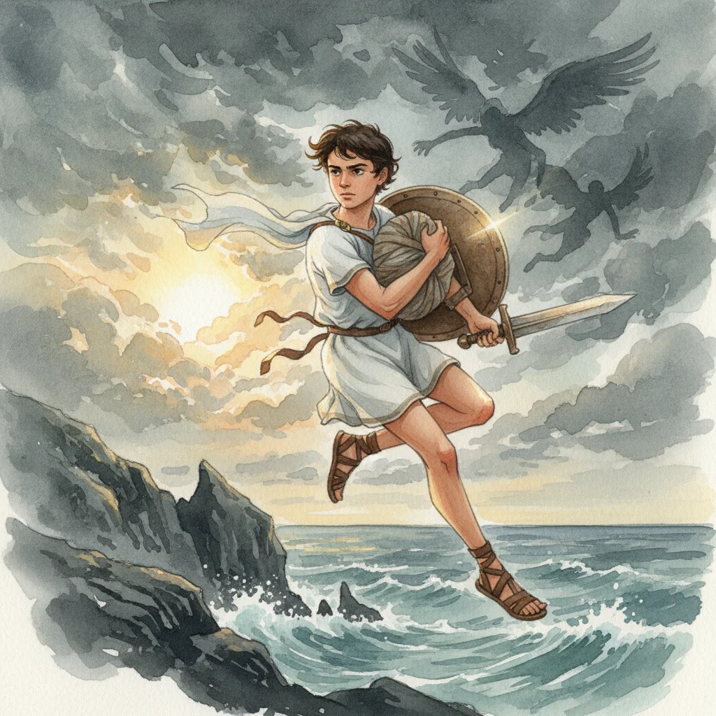 Illustration for: The Wings of Escape