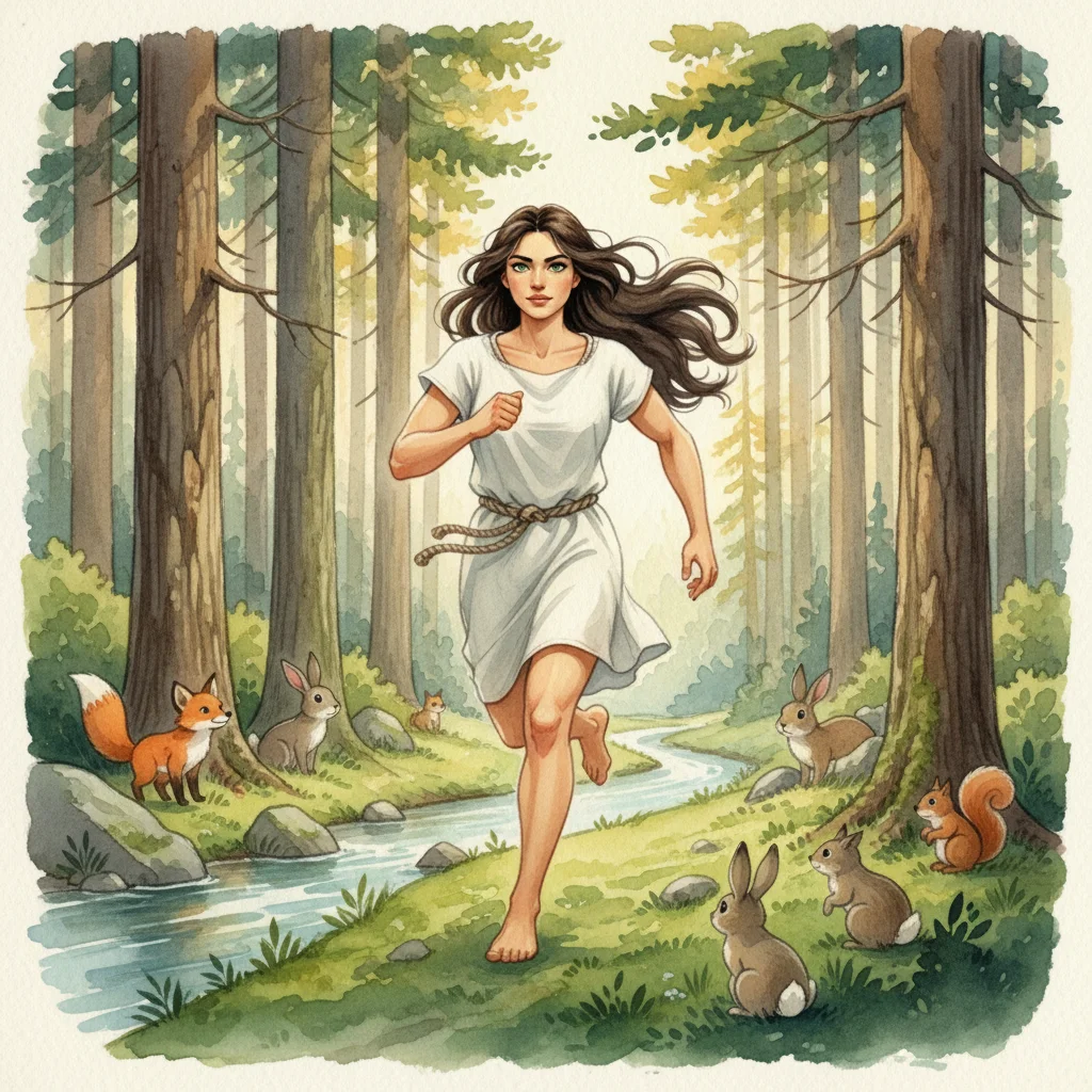 Illustration for: The Girl Who Ran