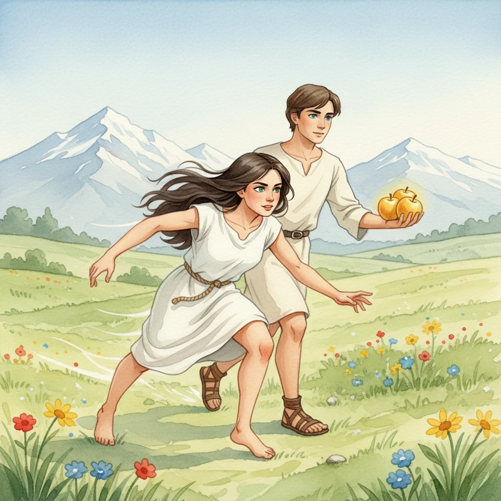 Illustration for: The Race Begins