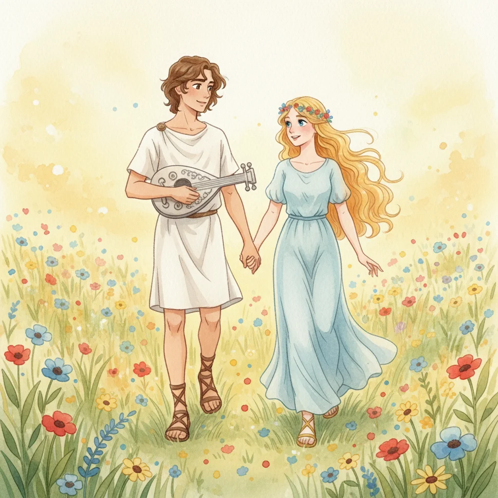 Illustration for: Love in the Meadow
