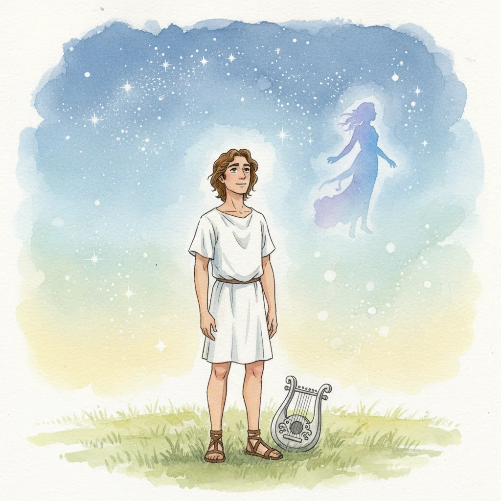 Illustration for: Her Spirit in the Stars