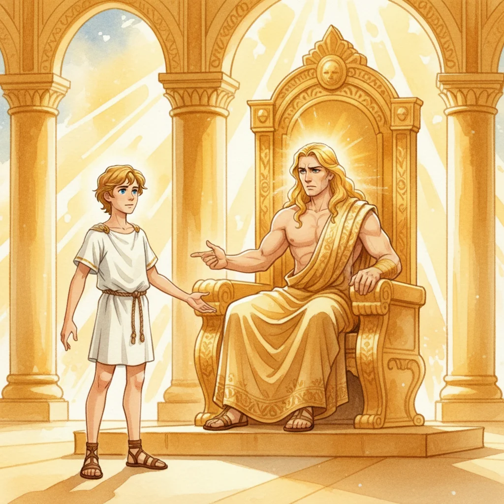 Illustration for: A Bold Request to Helios