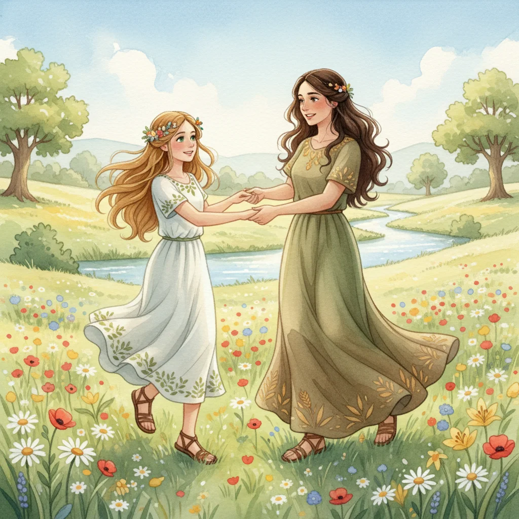 Illustration for: Spring's Joyful Return