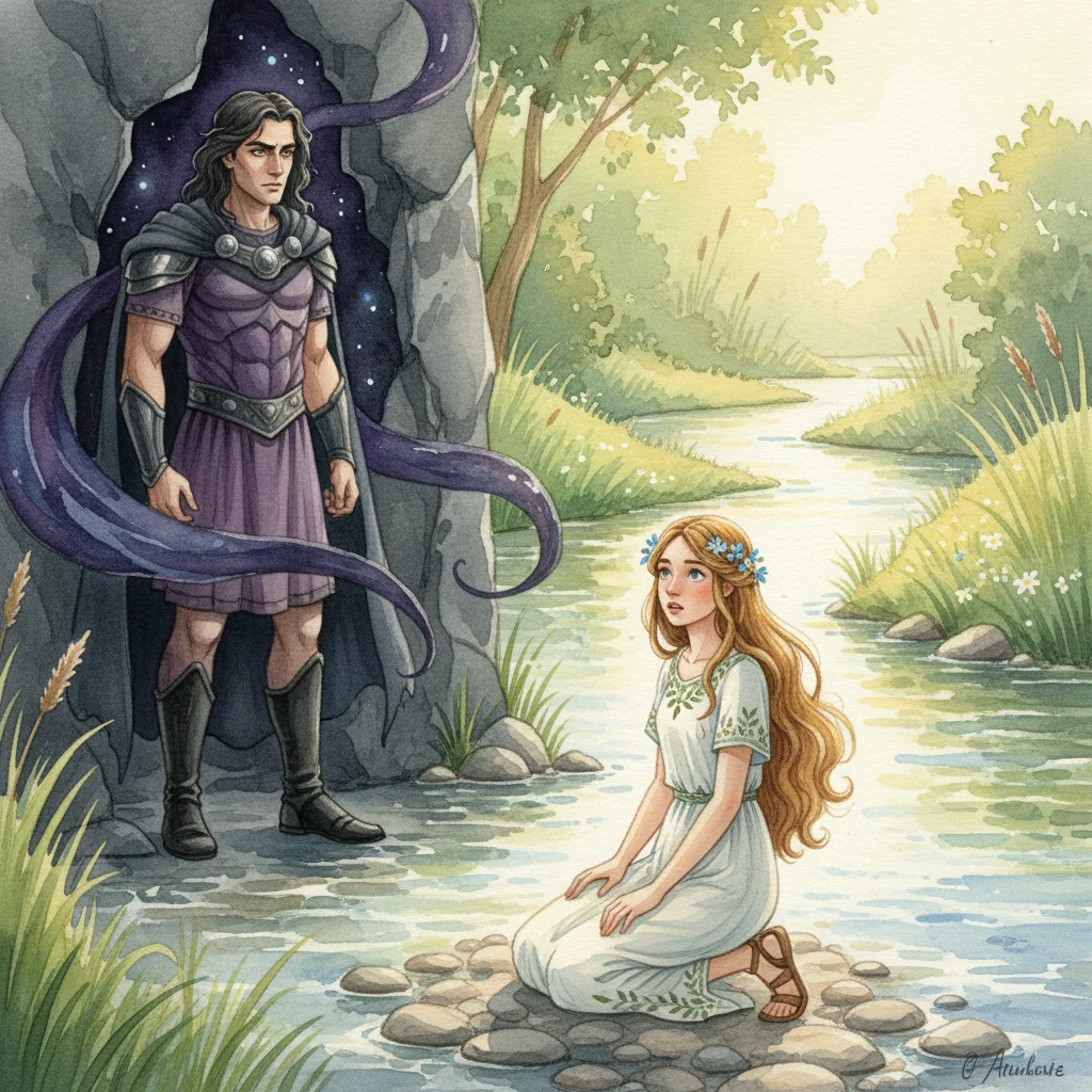 Illustration for: Shadows Near the River