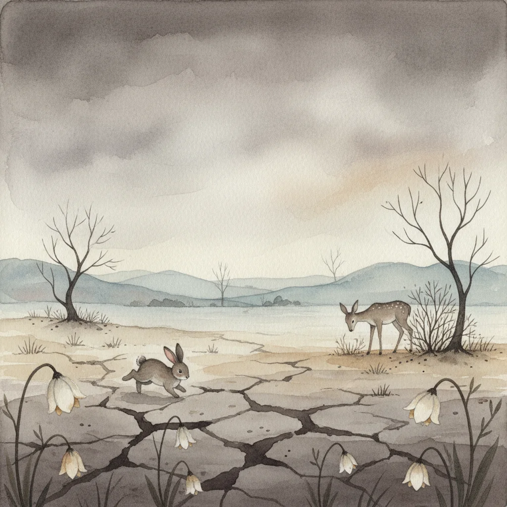 Illustration for: The Earth Withers Away