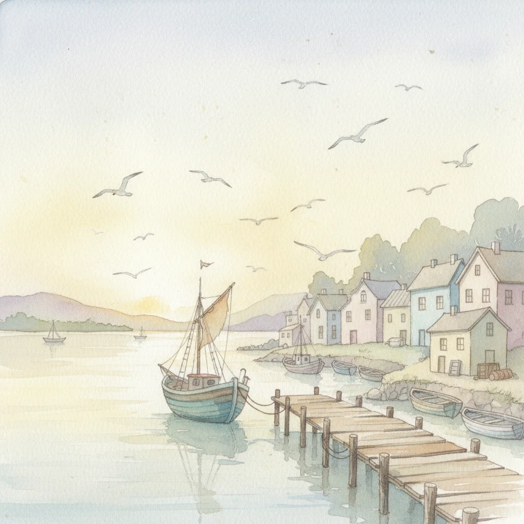 Illustration for: Dawn on the Village