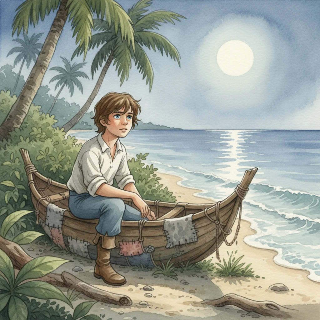 Illustration for: Ben Gunn's Coracle