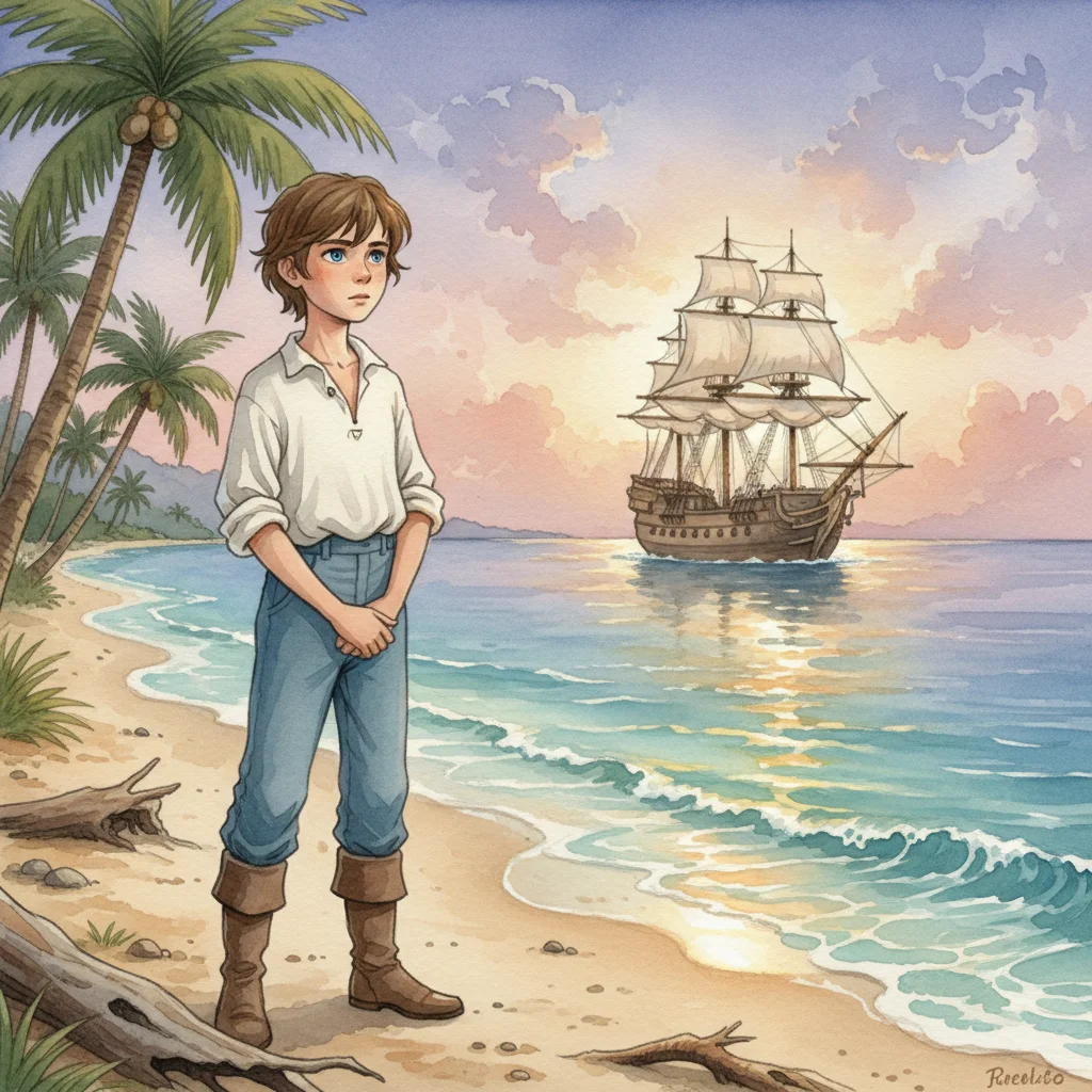 Illustration for: The Drifting Hispaniola