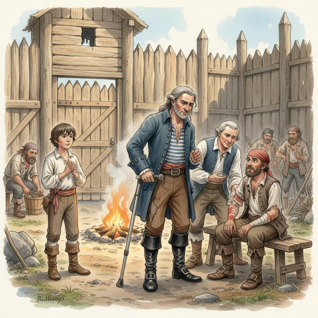 Illustration for: Dr. Livesey's Visit