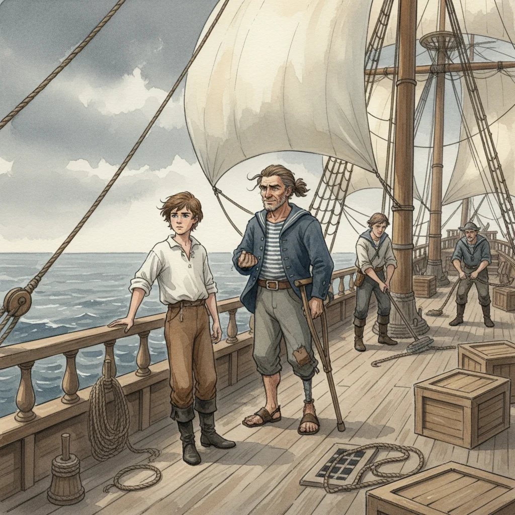 Illustration for: The Silent Voyage Home