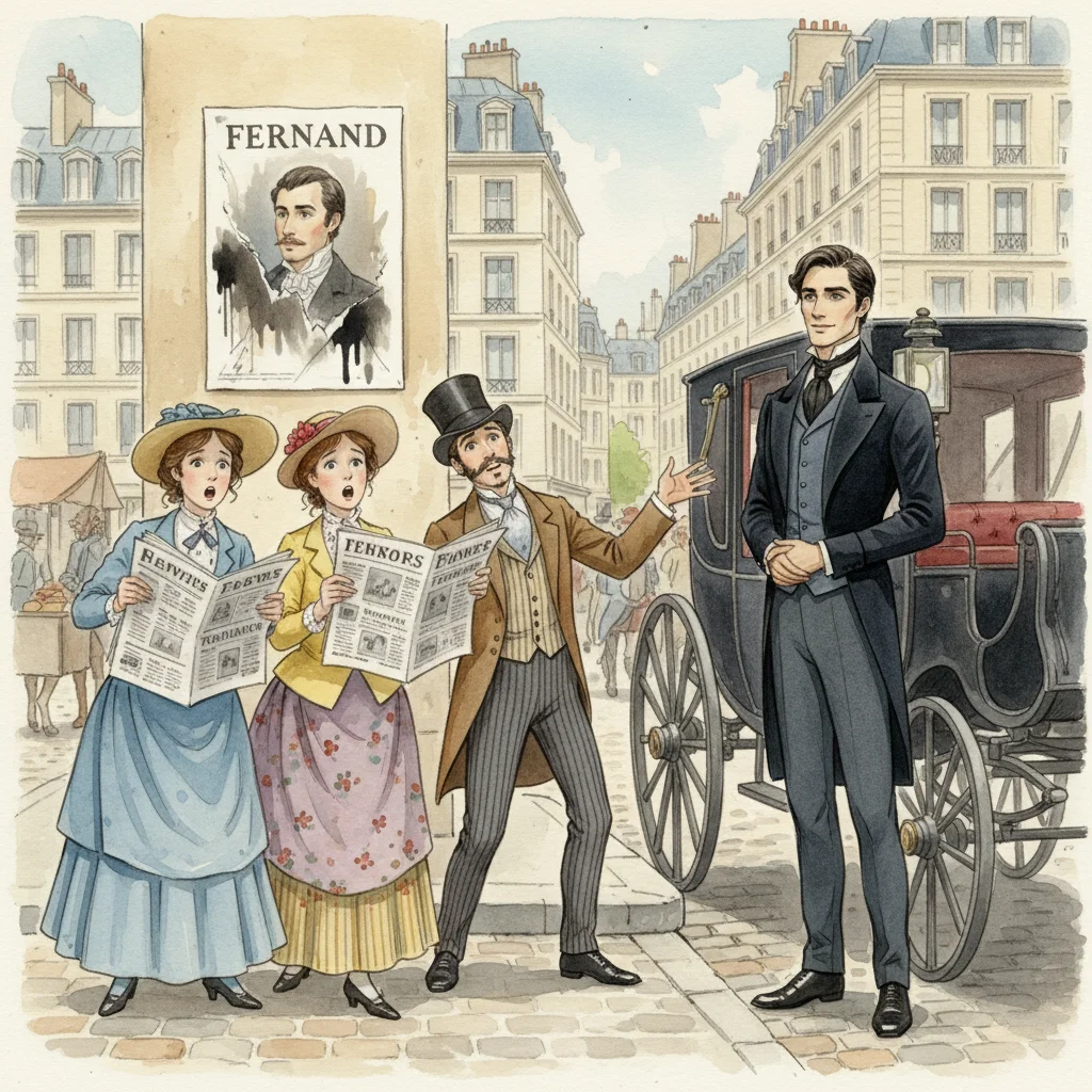 Illustration for: Fernand’s Untruthful Act Exposed