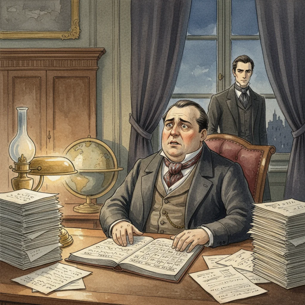 Illustration for: Danglars’s Empty Pockets