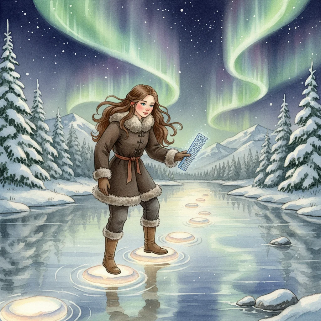 Illustration for: The Shimmering River